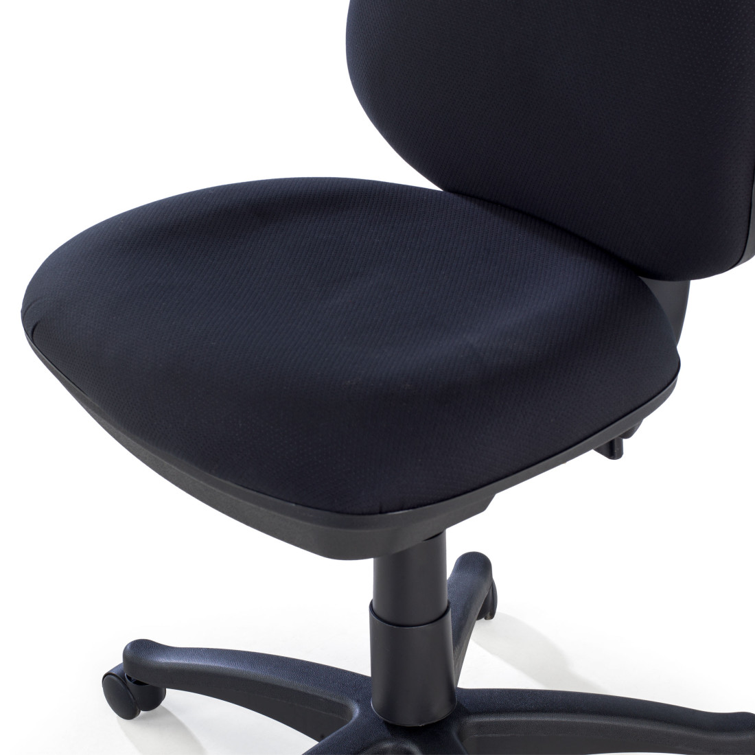 silla giratoria negro eco sin brazos tela 9