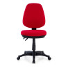 silla giratoria rojo eco sin brazos tela 3