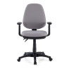 silla giratoria gris eco con brazos tela 6