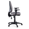 silla giratoria gris eco con brazos tela 3