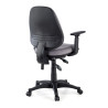 silla giratoria gris eco con brazos tela 5