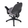silla giratoria gris eco con brazos tela 8