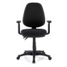 silla giratoria negro eco con brazos tela 6