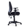 silla giratoria negro eco con brazos tela 3