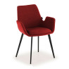 Silla Reuniones Elodie, gran acolchado, estructura giratoria