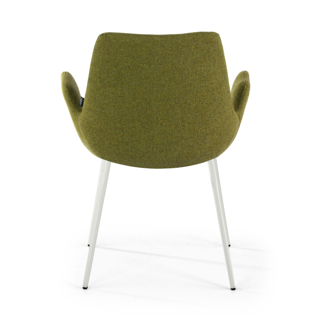 silla confidente verde elodie 4 patas tela 6