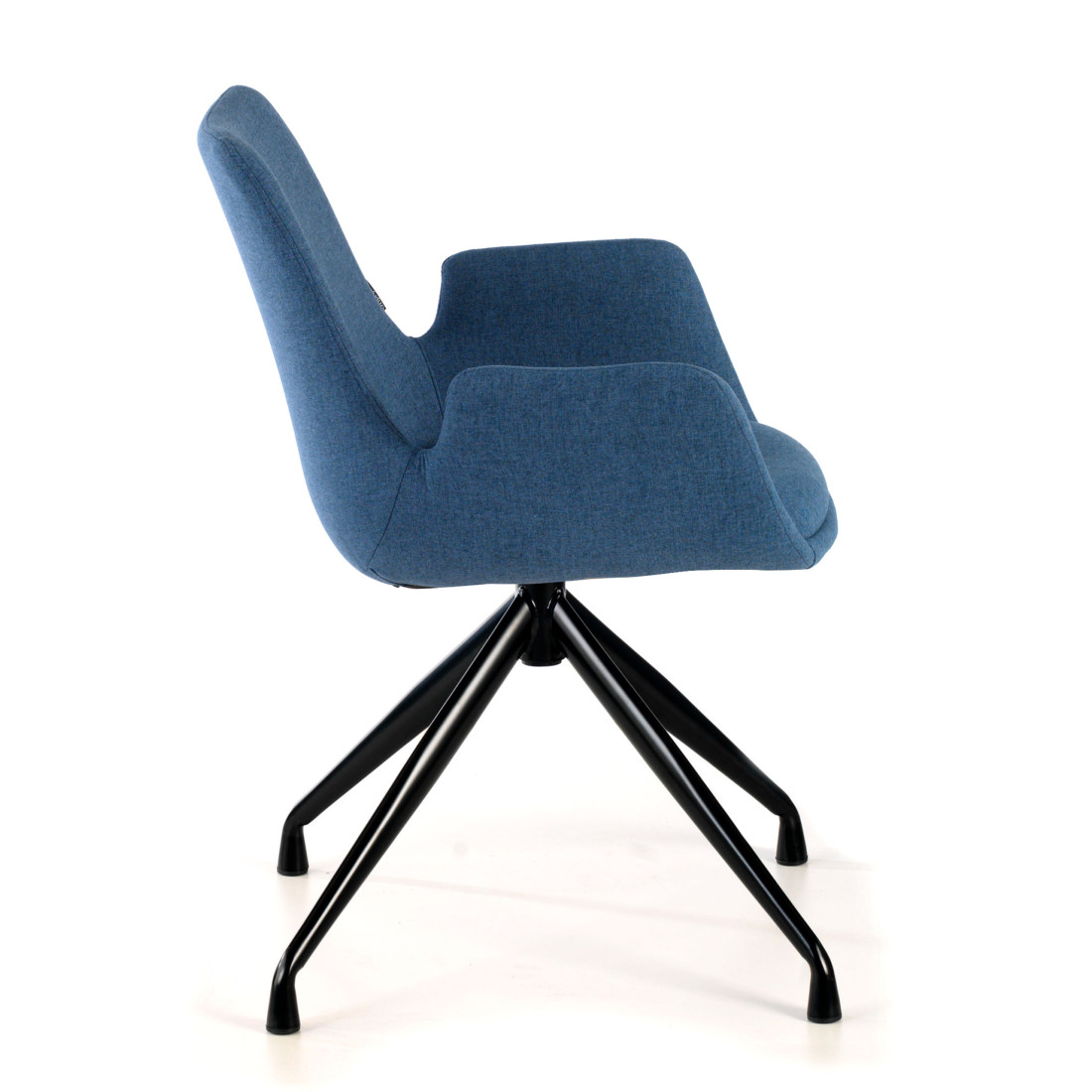 silla confidente azul elodie giratoria tela 8