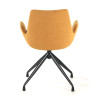 silla confidente amarillo elodie giratoria tela 7