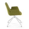 silla confidente verde elodie giratoria tela 4