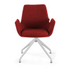 silla confidente rojo elodie giratoria tela 3