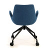 silla confidente azul elodie giratoria con ruedas tela 7