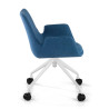 silla confidente azul elodie giratoria con ruedas tela 4