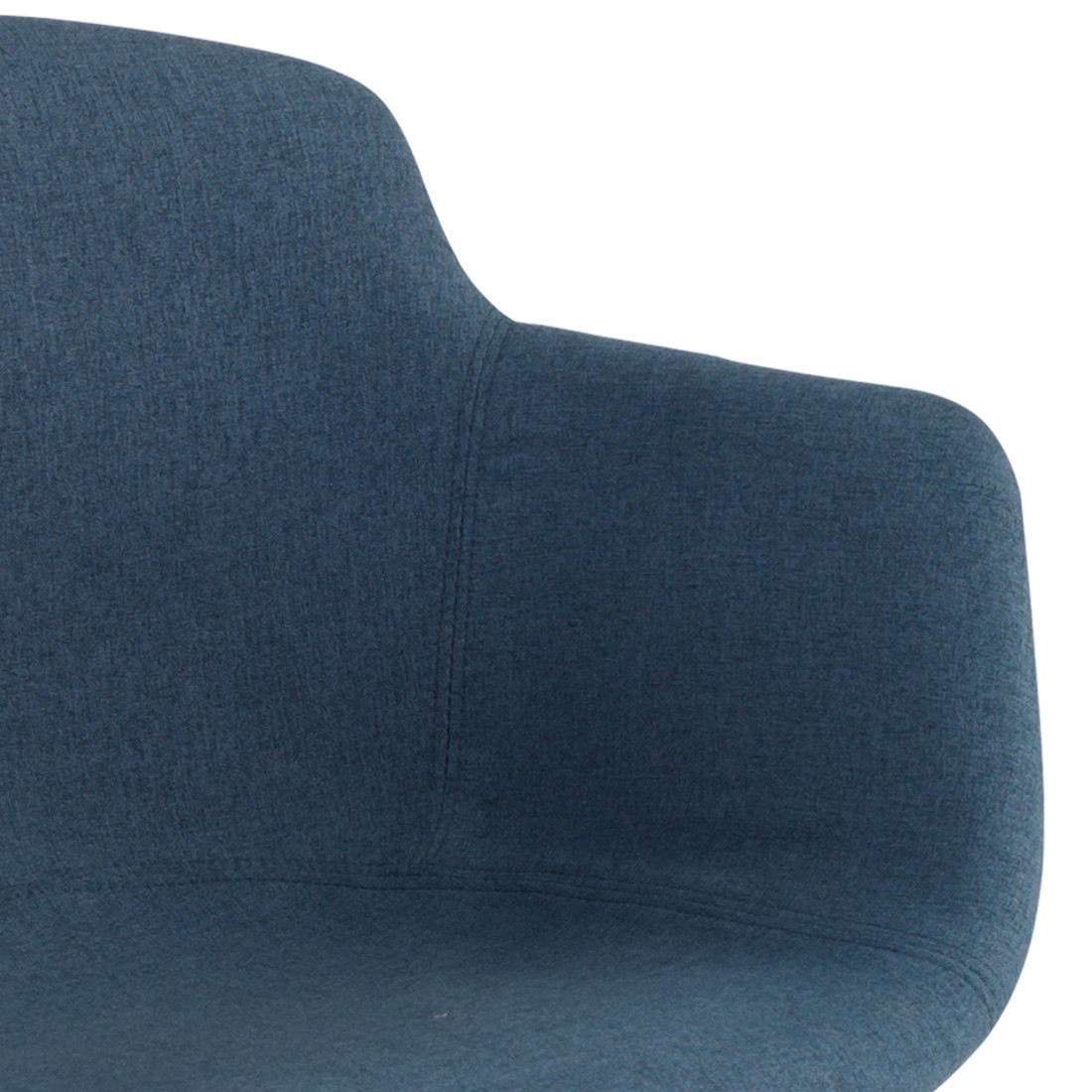 silla confidente azul ivonne 4 patas tela 7