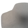 silla confidente gris ivonne 4 patas tela 8