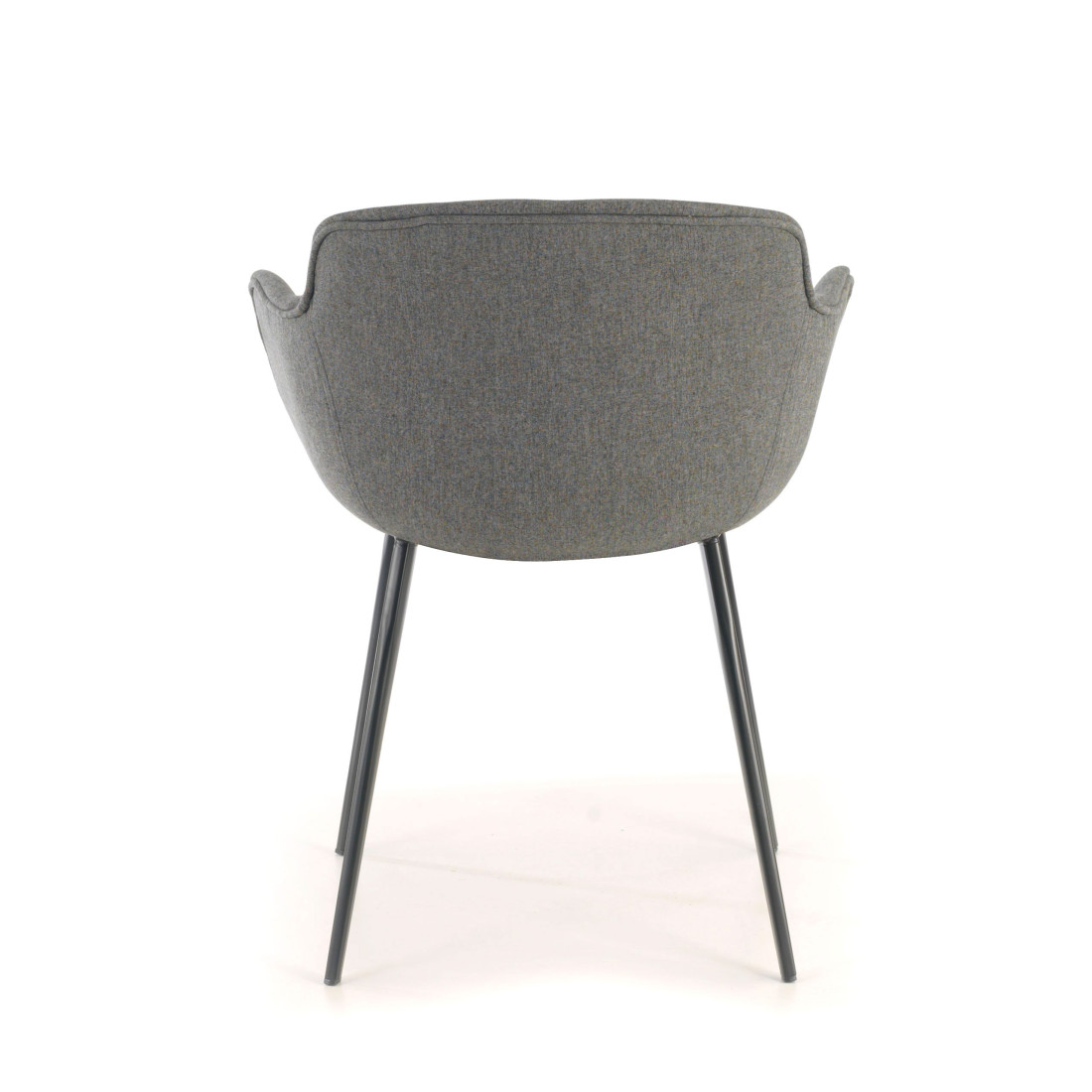 silla confidente antracita ivonne 4 patas tela 4