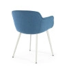 silla confidente azul ivonne 4 patas tela 5