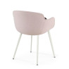 silla confidente beige ivonne 4 patas tela 5