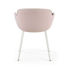 silla confidente beige ivonne 4 patas tela 6