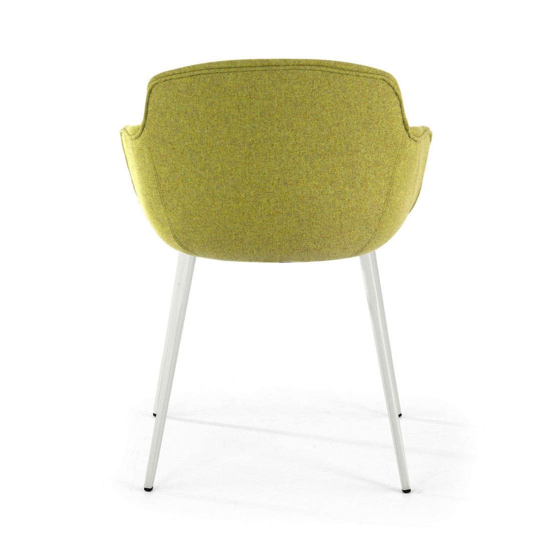 silla confidente verde ivonne 4 patas tela 6