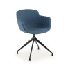 Silla Confidente Ivonne, Giratoria con ruedas, Tapizada