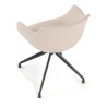 silla confidente beige ivonne base piramide tela 7