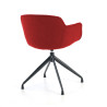 silla confidente rojo ivonne base piramide tela 6