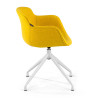 silla confidente amarillo ivonne base piramide tela 4