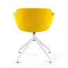 silla confidente amarillo ivonne base piramide tela 6