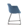 silla confidente azul ivonne estructura patin malla 6