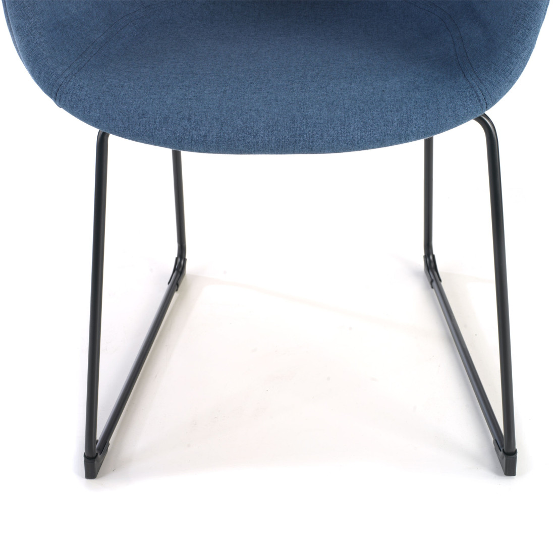 silla confidente azul ivonne estructura patin malla 5