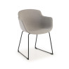 silla confidente gris ivonne estructura patin malla 1