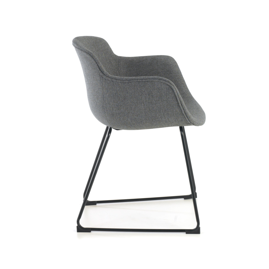 silla confidente antracita ivonne estructura patin malla 6