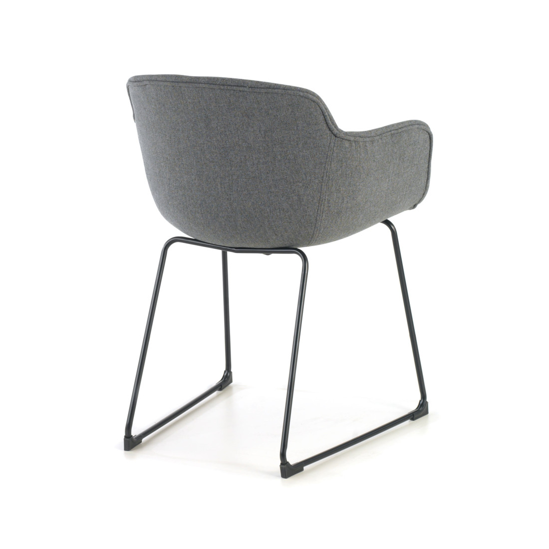 silla confidente antracita ivonne estructura patin malla 7