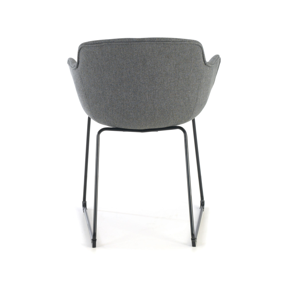 silla confidente antracita ivonne estructura patin malla 4