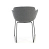 silla confidente antracita ivonne estructura patin malla 4