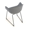 silla confidente antracita ivonne estructura patin malla 5