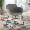 silla confidente antracita ivonne estructura patin malla 2