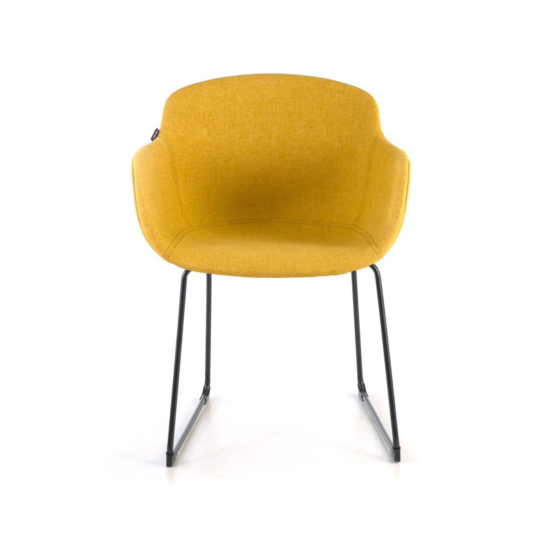 silla confidente amarillo ivonne estructura patin malla 3