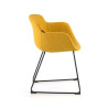 silla confidente amarillo ivonne estructura patin malla 5