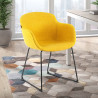 silla confidente amarillo ivonne estructura patin malla 2