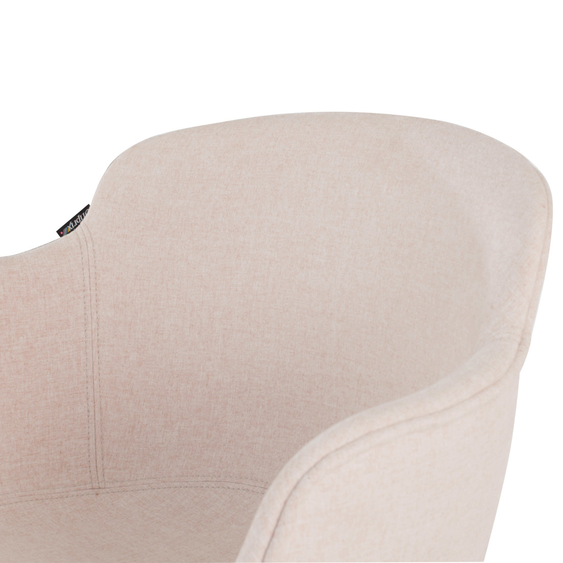 silla confidente beige ivonne estructura patin malla 9