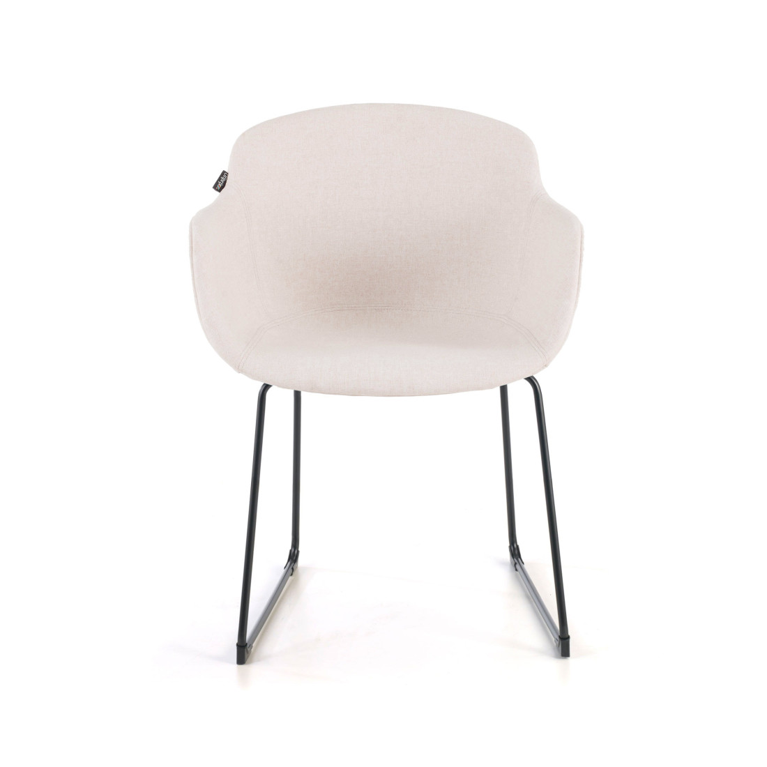 silla confidente beige ivonne estructura patin malla 3