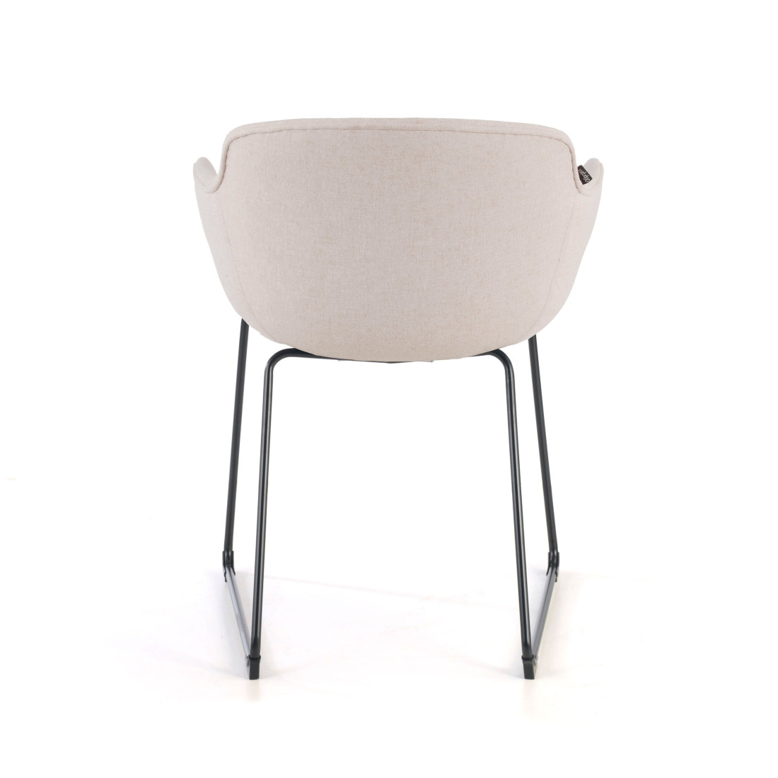 silla confidente beige ivonne estructura patin malla 4