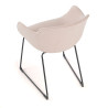 silla confidente beige ivonne estructura patin malla 7