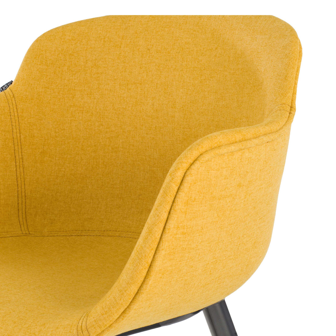 silla confidente amarillo ivonne estructura patin malla 7