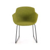 silla confidente verde ivonne estructura patin malla 3