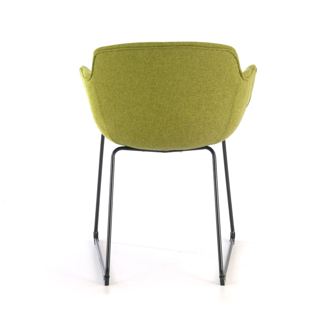 silla confidente verde ivonne estructura patin malla 4