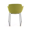 silla confidente verde ivonne estructura patin malla 4
