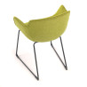 silla confidente verde ivonne estructura patin malla 7