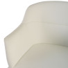 silla confidente blanco anne 4 patas piel sintetica 8